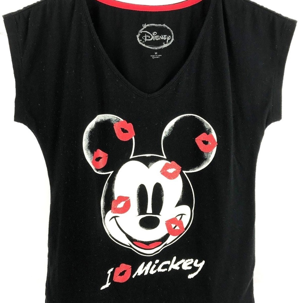 Disney Women's T-Shirt I Love Mickey